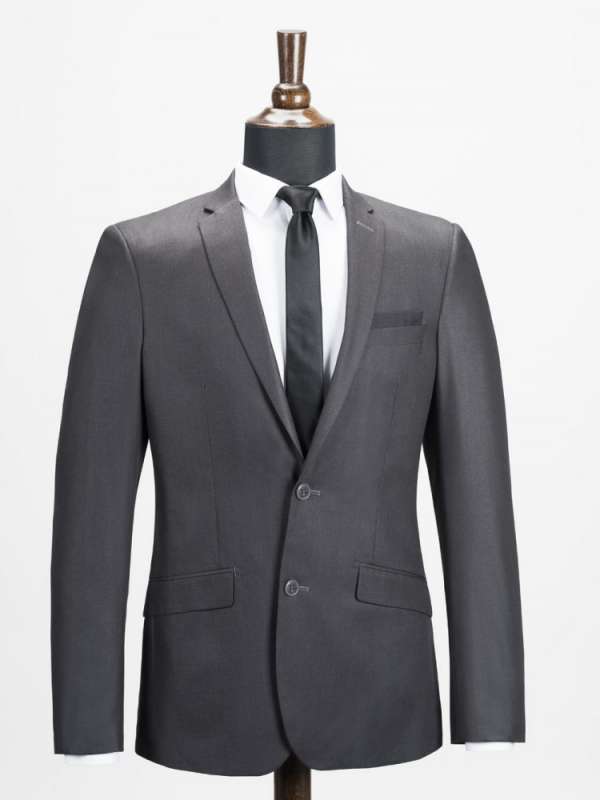 Costume 2 pièces gris médium