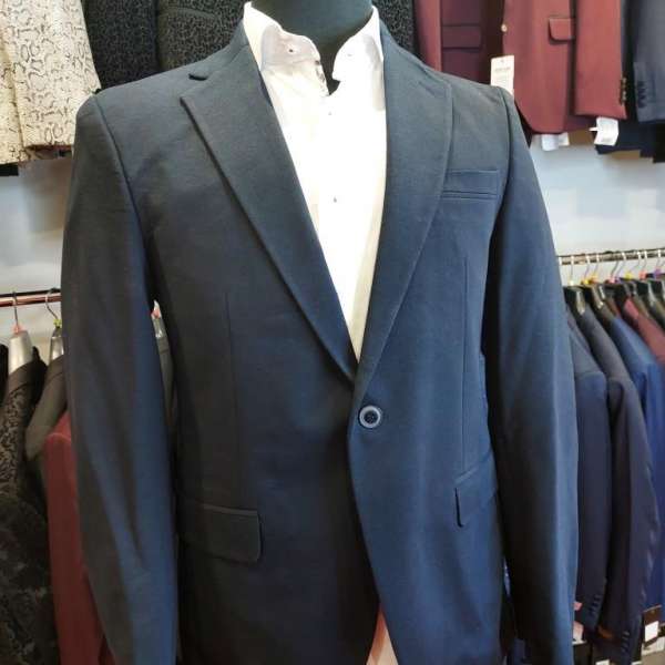 Blazer bleu coudière bleu 1