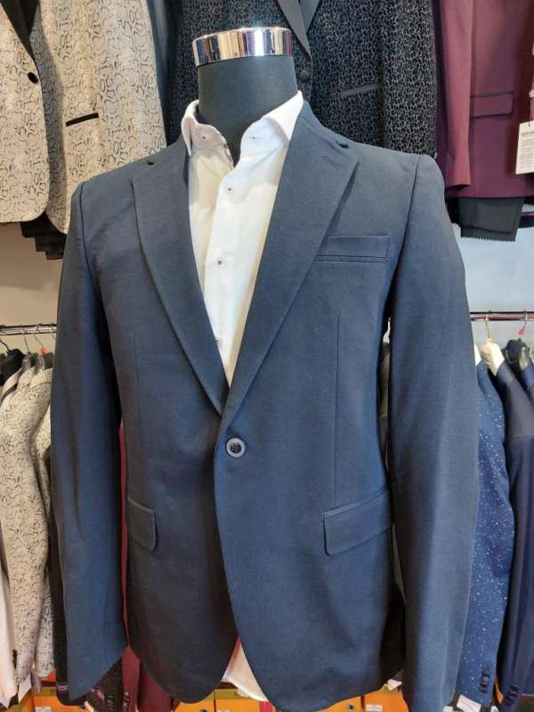 Blazer bleu coudière bleu 1 – Image 2