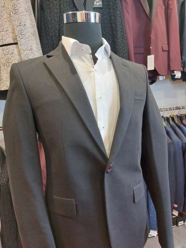 Blazer noir coudière noir – Image 2