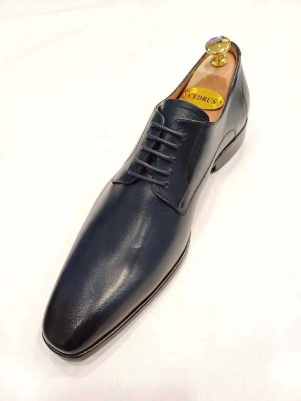 Chaussure derby bleu – Image 3