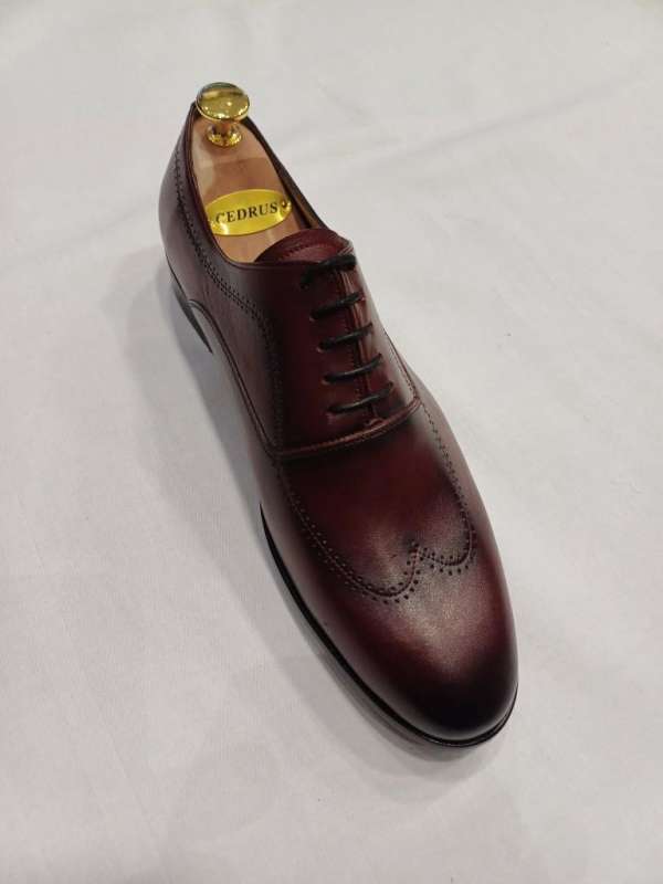 Chaussure richelieu Bordeau bout rond – Image 2