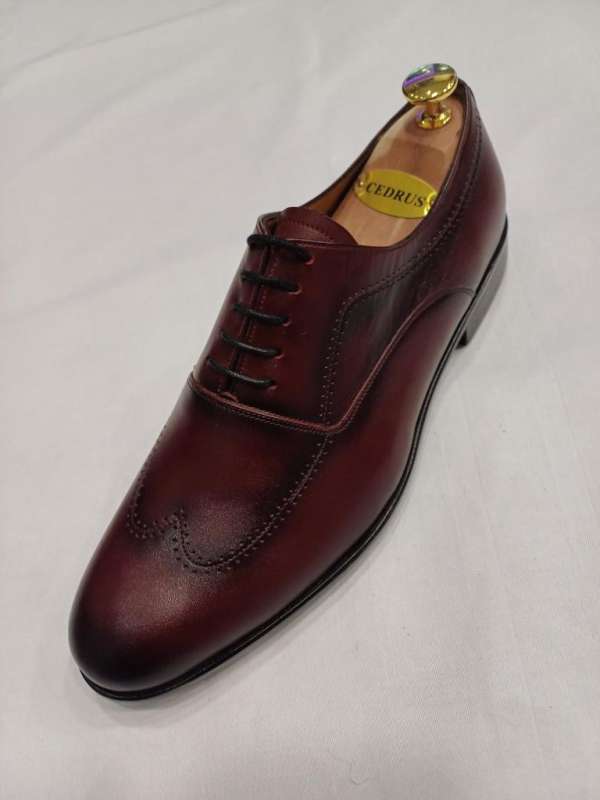 Chaussure richelieu Bordeau bout rond – Image 3