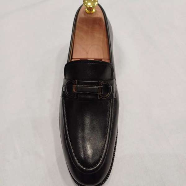 Mocassin noir penny loafer