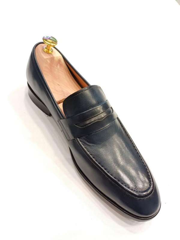 Mocassin penny bleu – Image 2