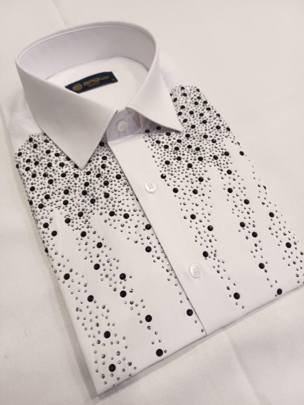 Chemise blanche strasse mod 2 – Image 2