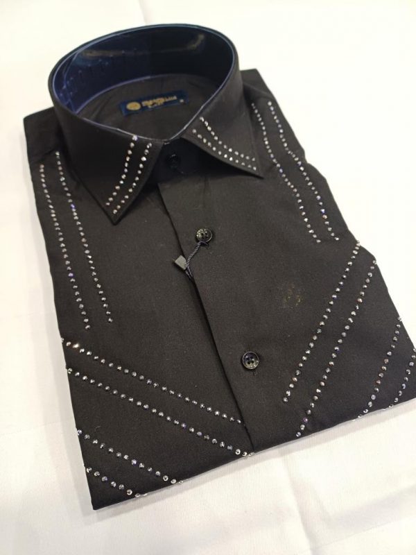Chemise noir strasse – Image 2