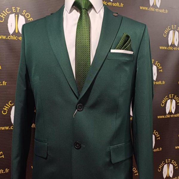 Costume 2 piéces vert sapin