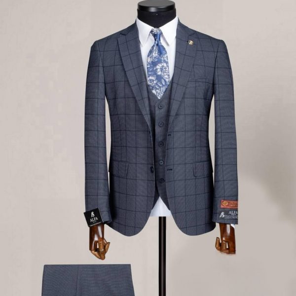 Costume Oxford gentelman bleu