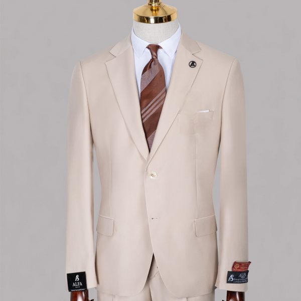 Costume Beige unis 2pièces