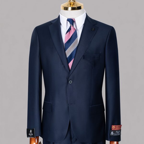 Costume Bleu marin 2p unis