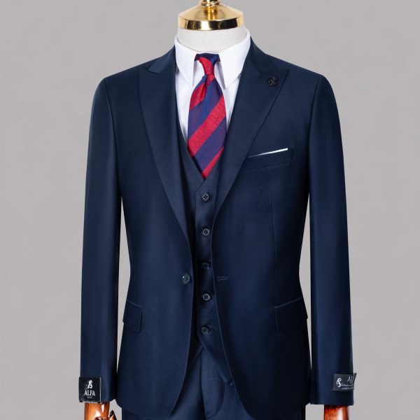 Costume Bleu marin  3pièces unis