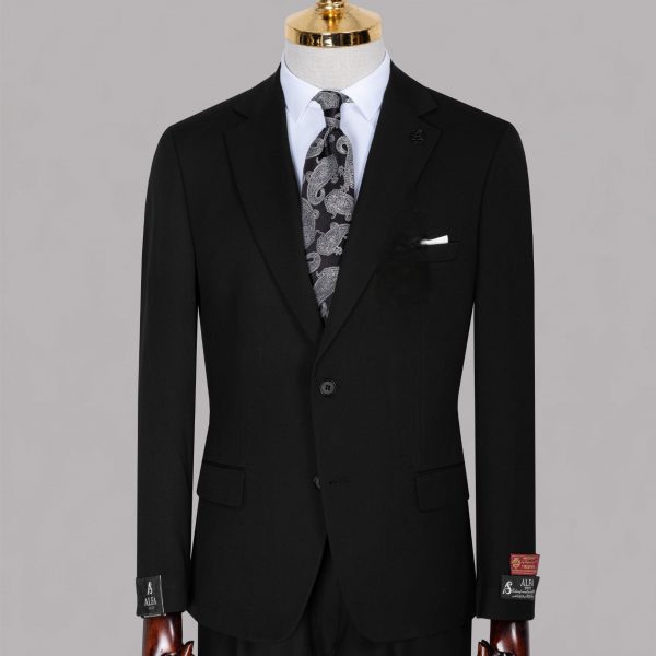 Costume Noir 2pièces  unis