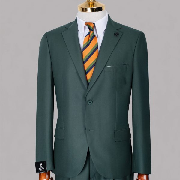Costume Vert sapin  2pièces unis